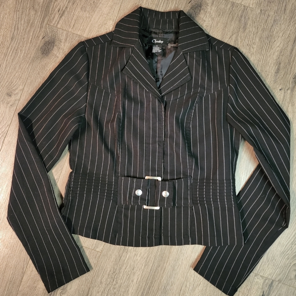 Chelsey Y2k pinstripe blazer